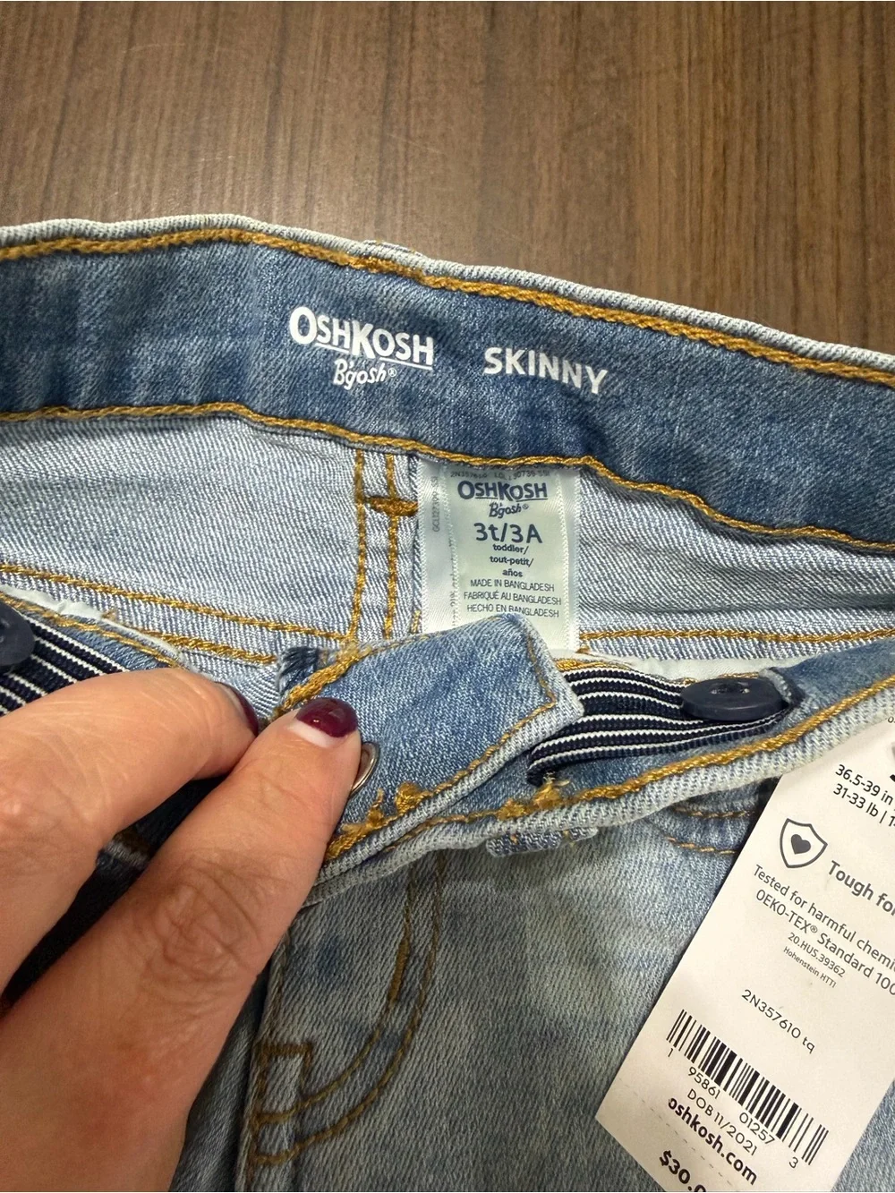 OshKosh B'gosh Slim Stretch Jeans - Light Blue